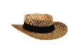 Paper straw cowboy hat for men