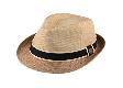 paper straw fedora straw hat