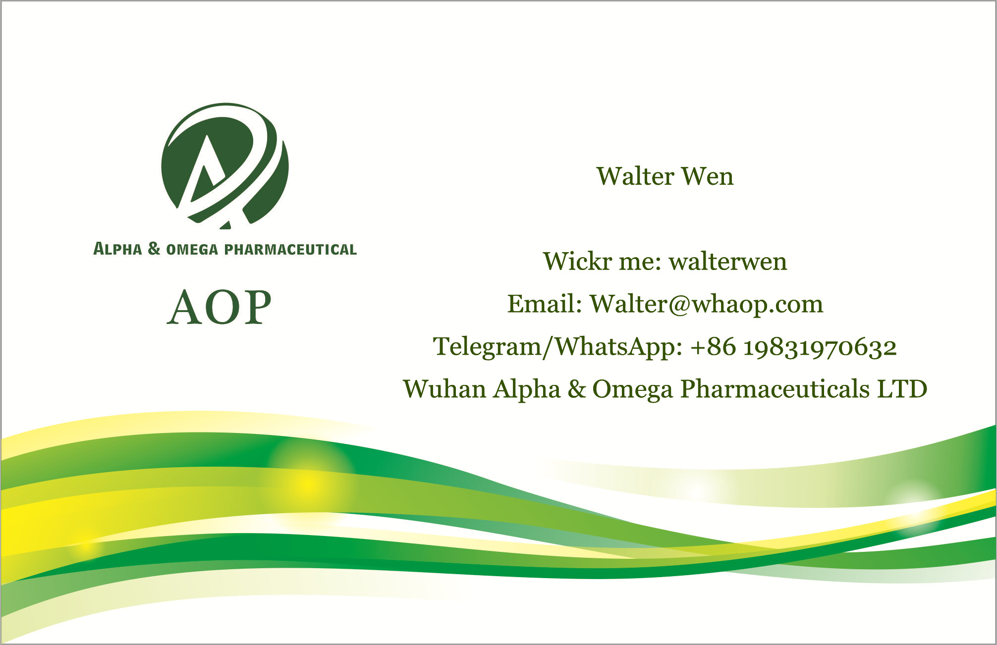 Wuhan Alpha & Omega Pharmaceuticals LTD