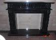 Natural marble fireplace