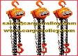 Chain pulley blocks lifting heavy duty equipments 