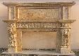 Double Marble Fireplace