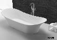 solid surface white bathtubs